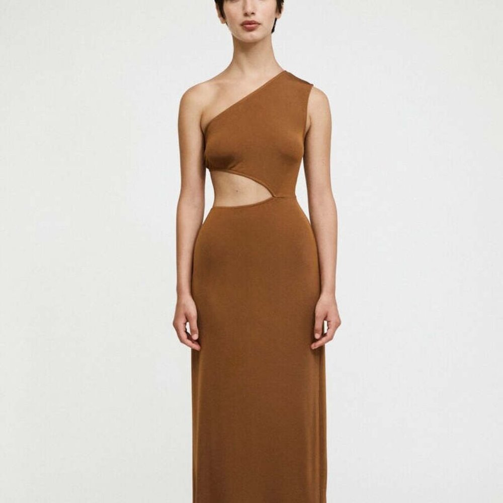 RITA ROW MARTA DRESS - CAMEL